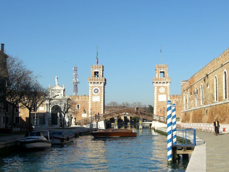 Accesso via acqua all'Arsenale