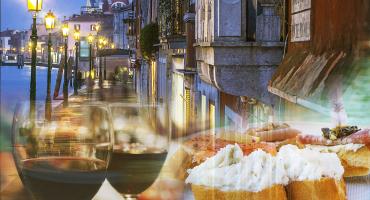 Cichetti & Gondola Serenade in Venice